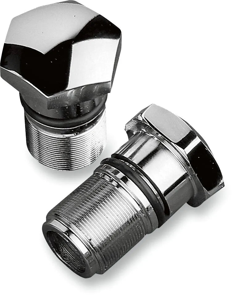 Drag Specialties Chrome Fork Tube Plugs And Caps
