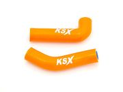 Ksx Radiator Hose Kit Orange Silicone For Motorcycle