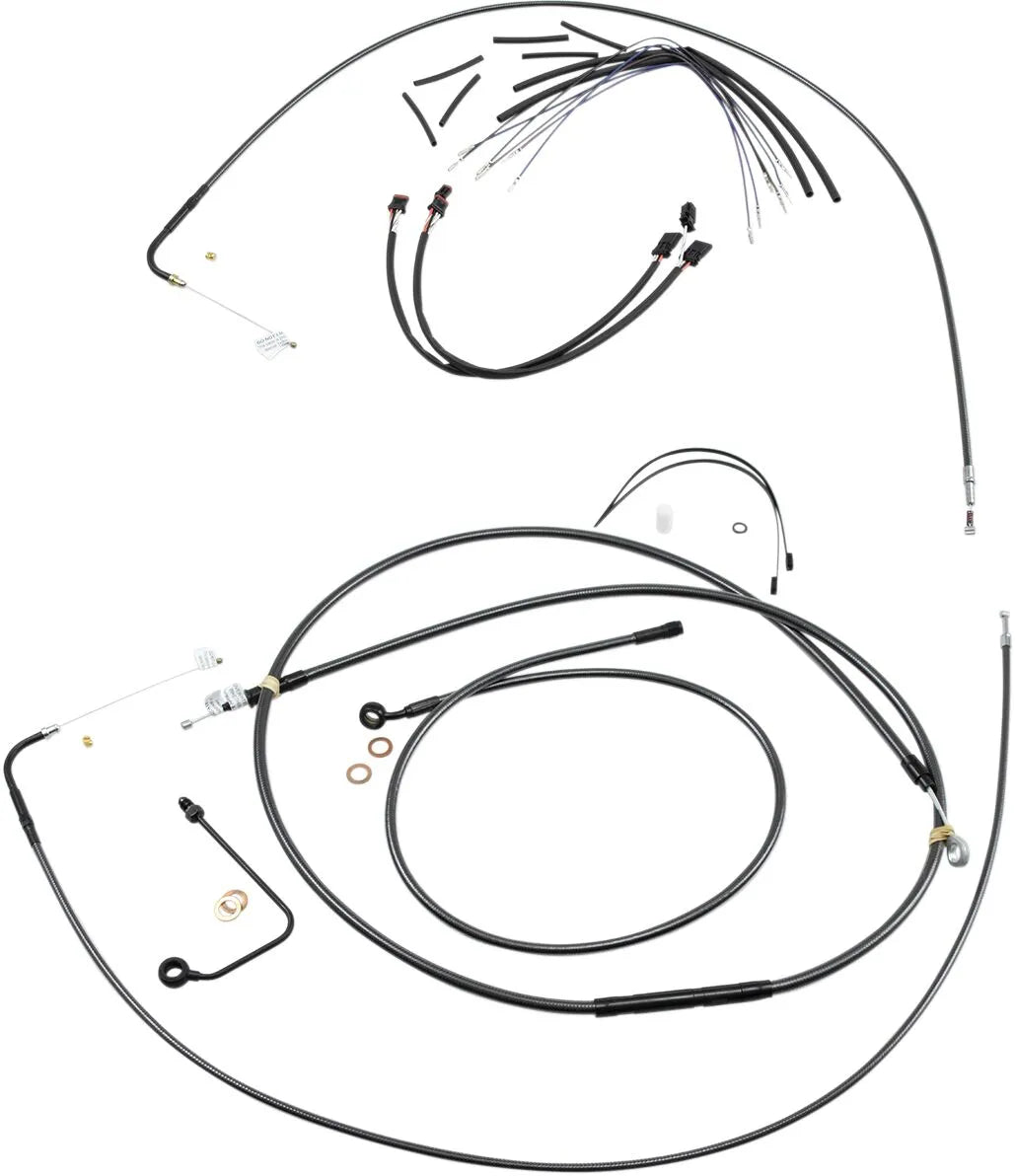 Magnum Shielding Black Pearl Handlebar Installation Kit for Ape