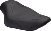 Mustang Tripper Solo Seat - Synthetic Leather - For Harley Davidson