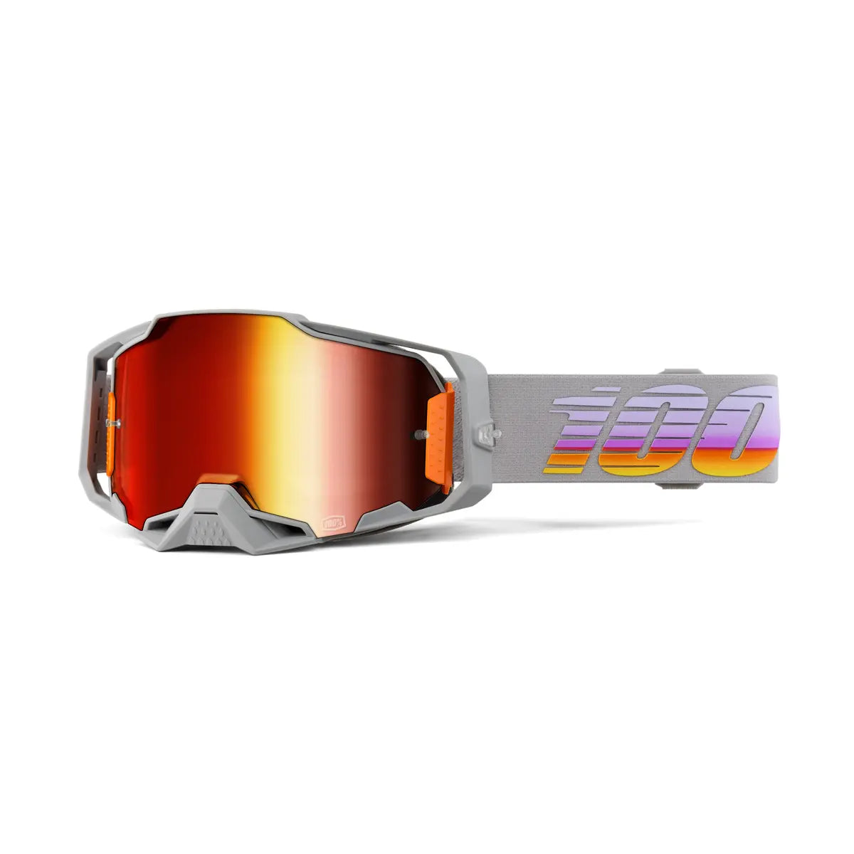 100% Armega Fallbrook Goggles Red Mirror Lens