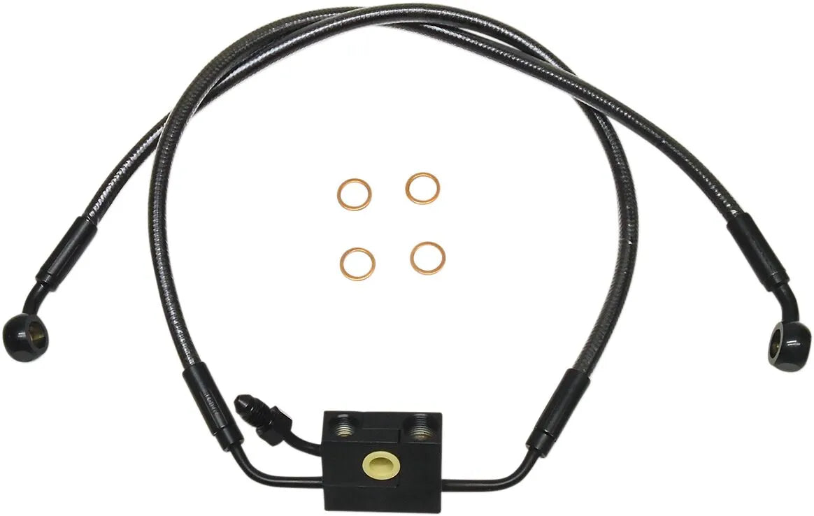Magnum Shielding Front Lower Bremse Hose Kit Abs
