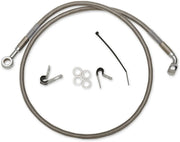 Drag Specialties Rustfri Stål Bremse Slange Kit
