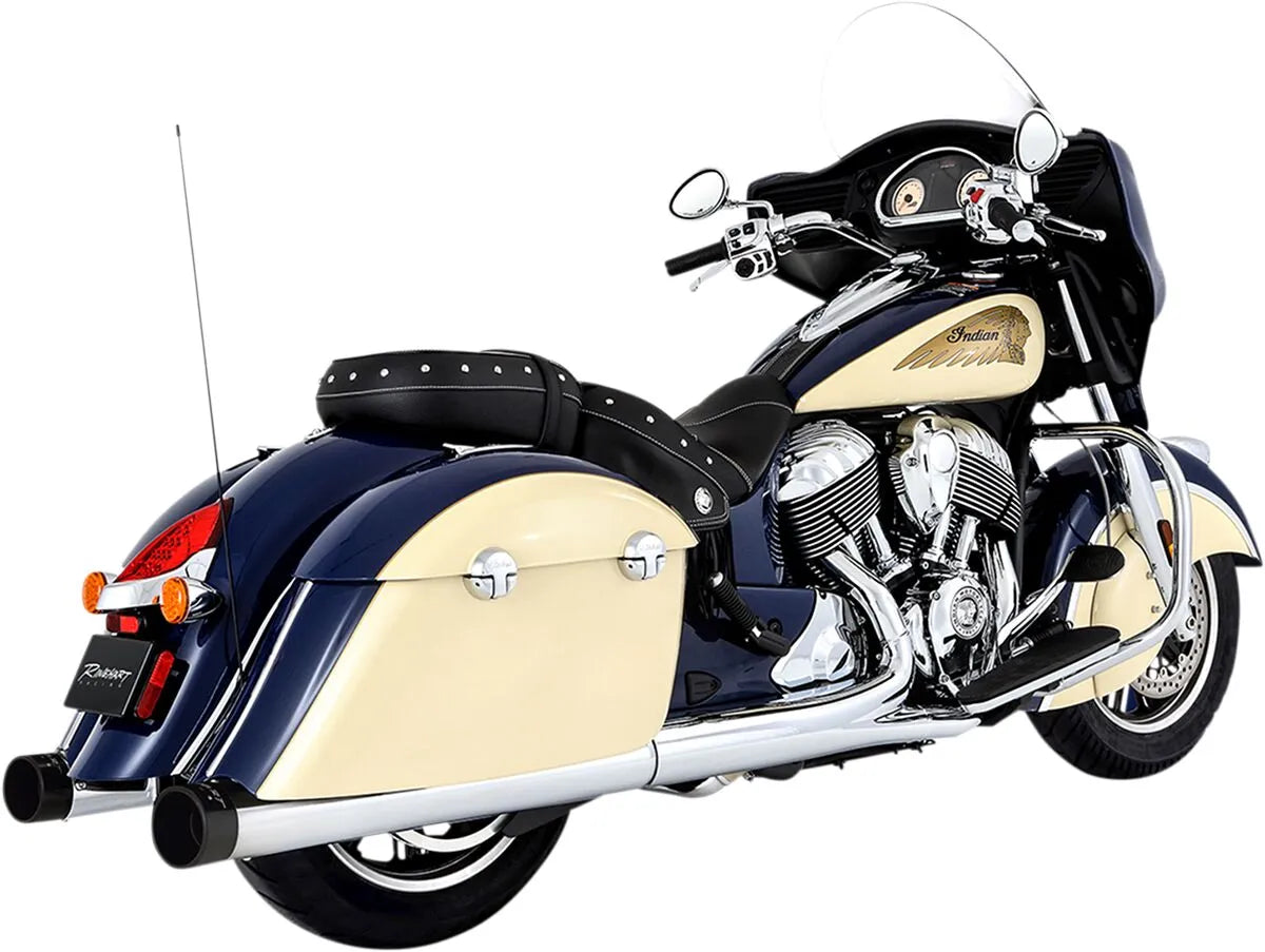 Rinehart Racing 4" Slip-on Lyddæmpere Til Indian Chief