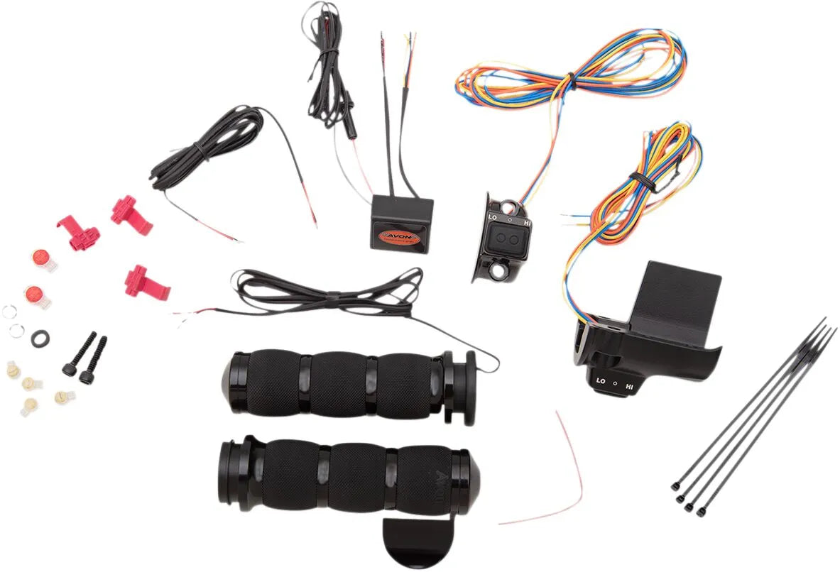 Avon Grips Heated Grips 1-inch Black