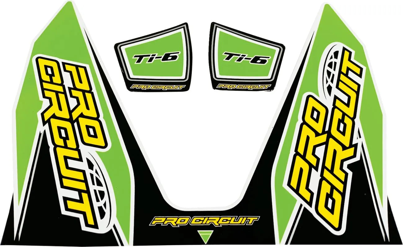Pro Circuit Ti-6 Exhaust Decals