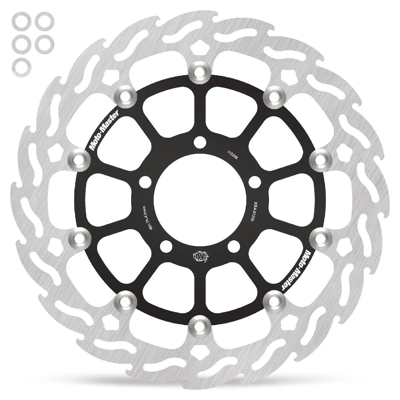 Moto-master Flame Series Flydende Bremse Rotor 330mm - Foran