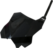 Ufo Replacement Front Number Plate Black