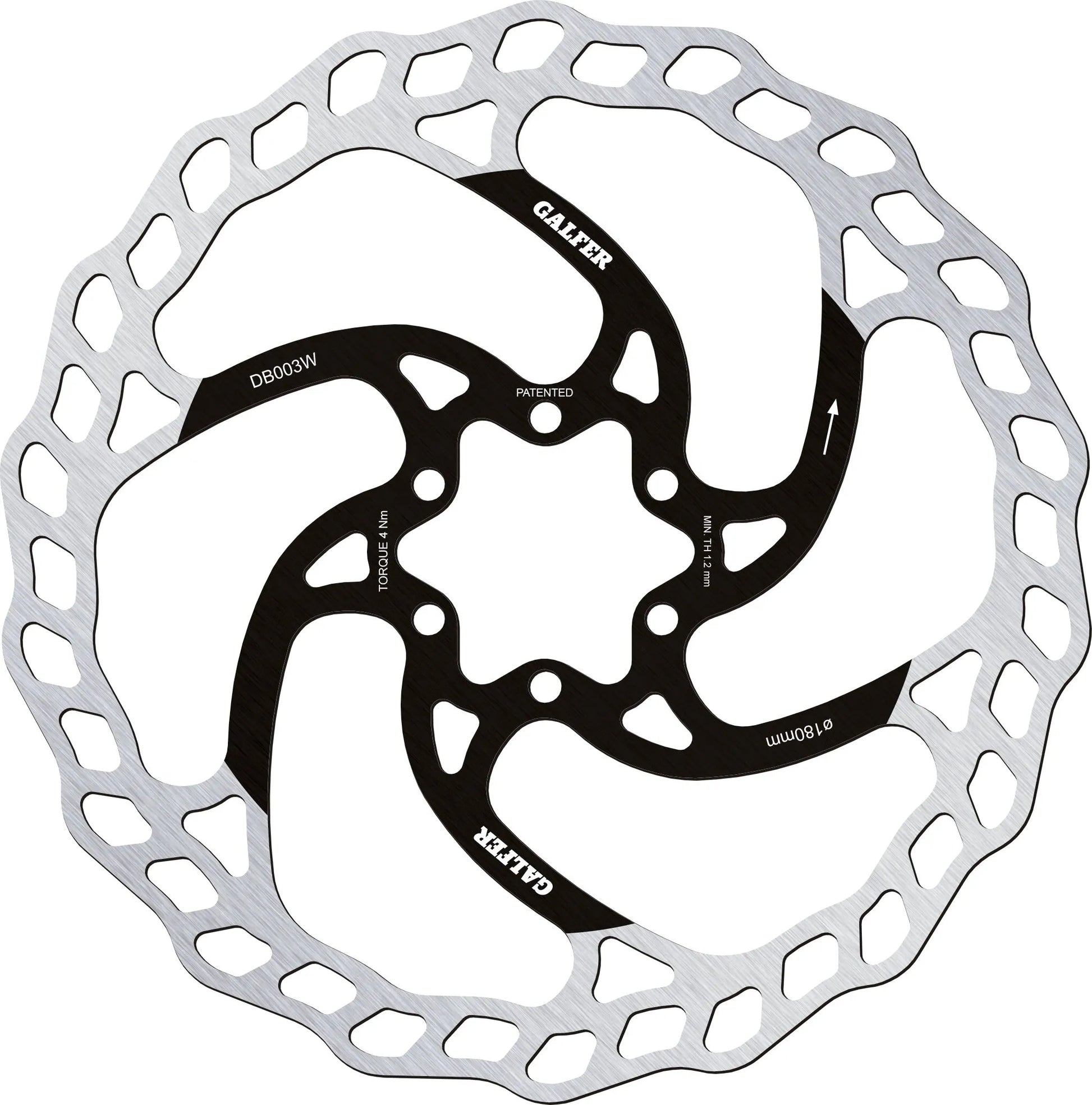Galfer Wave Fixed Disc Rotor for AVID JUICY 5