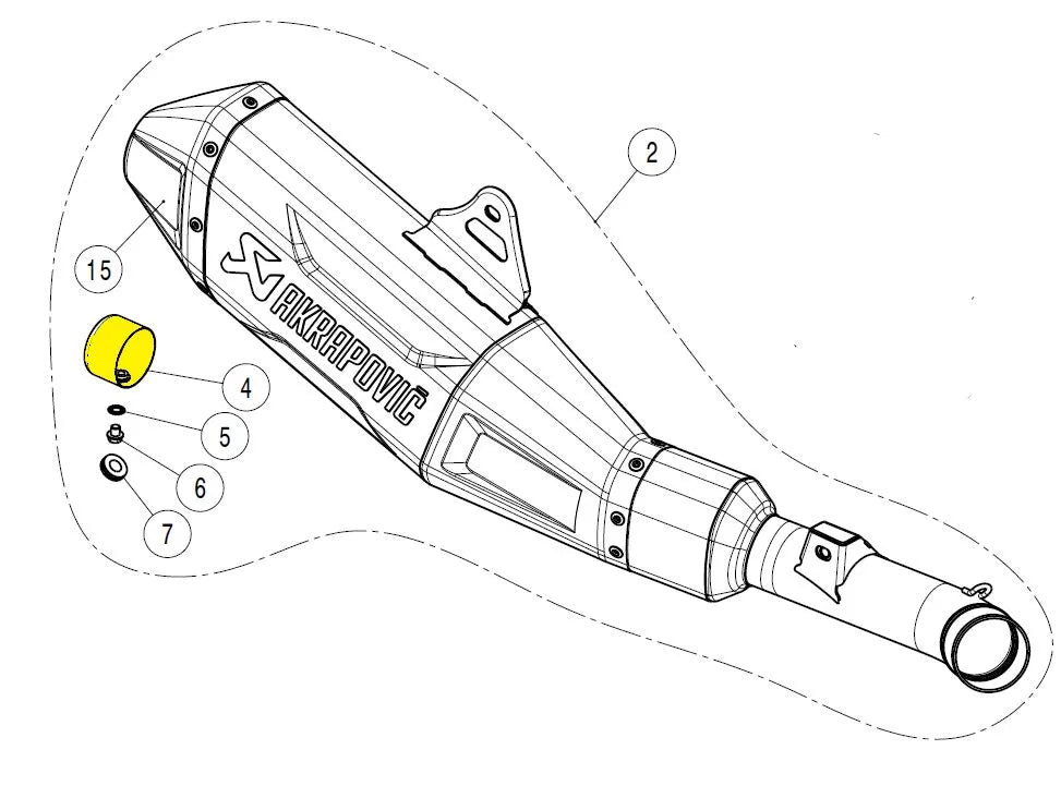 Akrapovic Noise Damper Insert