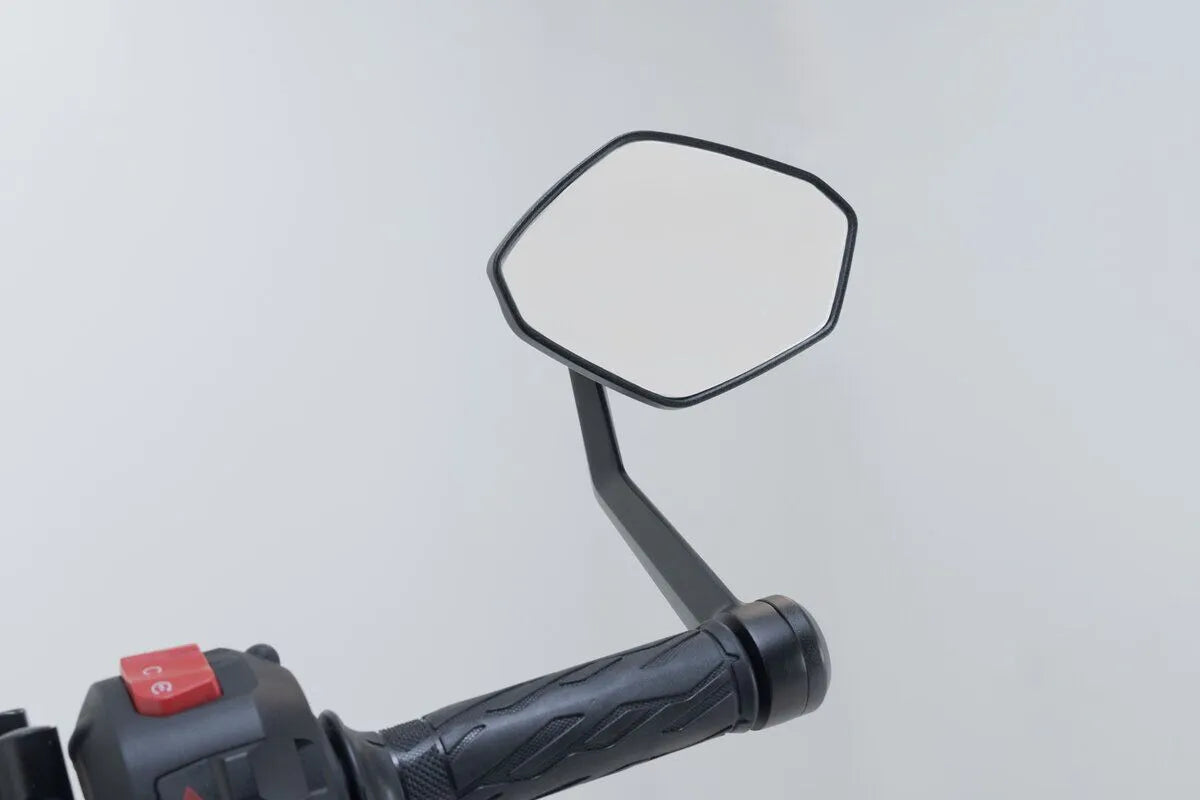 Sw-motech Bar End Mirrors - Black Aluminum
