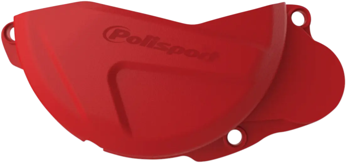 Polisport Clutch Cover Protectors For Motorcycle Engines - Red