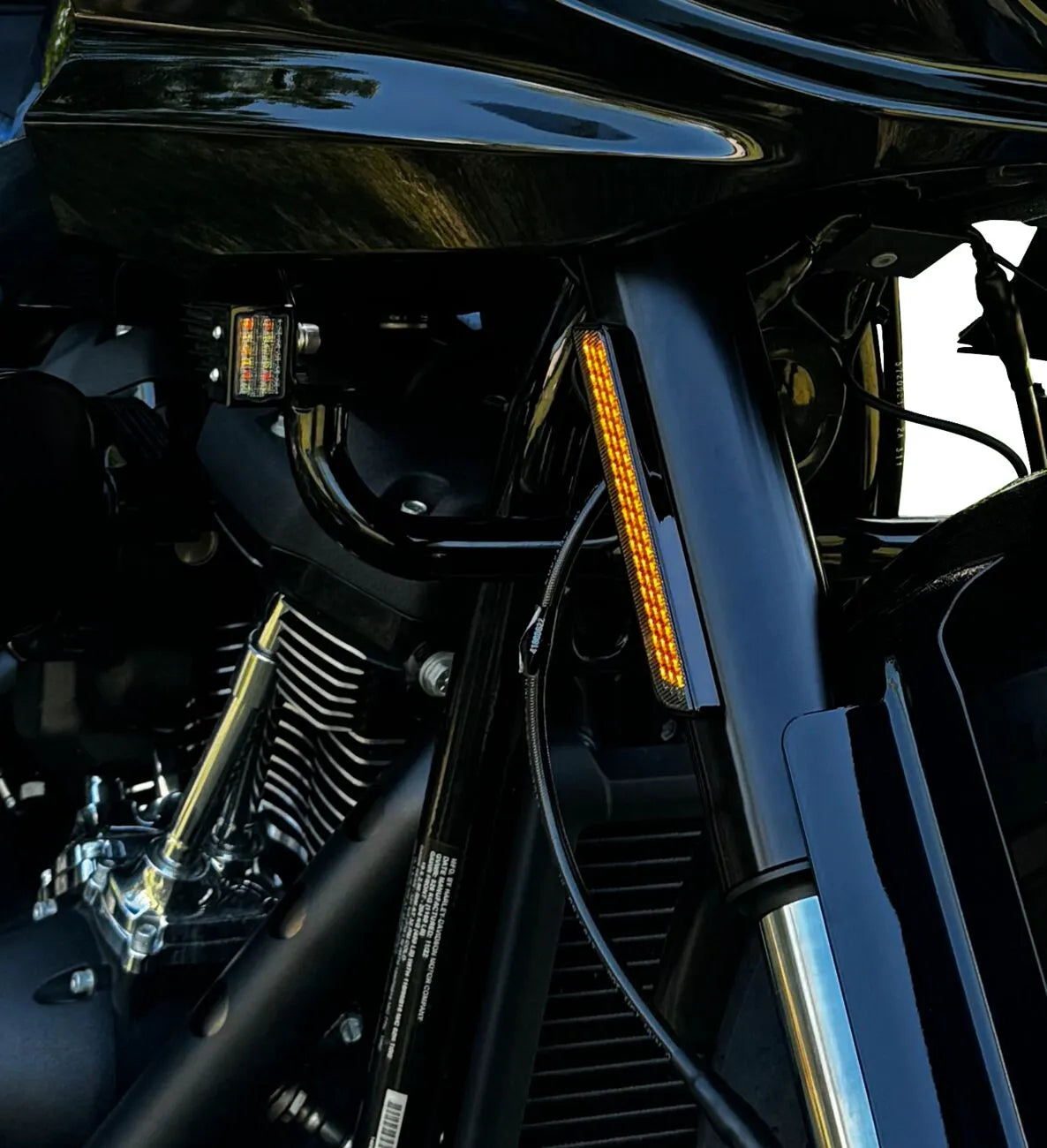 Custom Dynamics Front Fork Led Reflector Lights