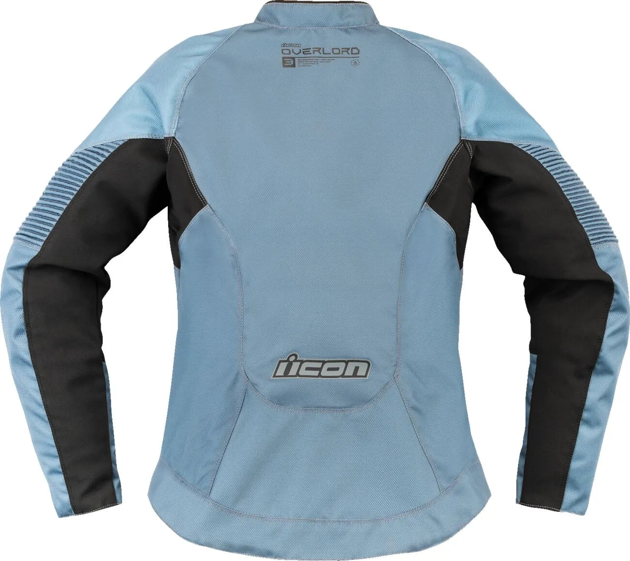Icon Overlord3™ Women's Motorcycle Jacket - Black/Light Blue