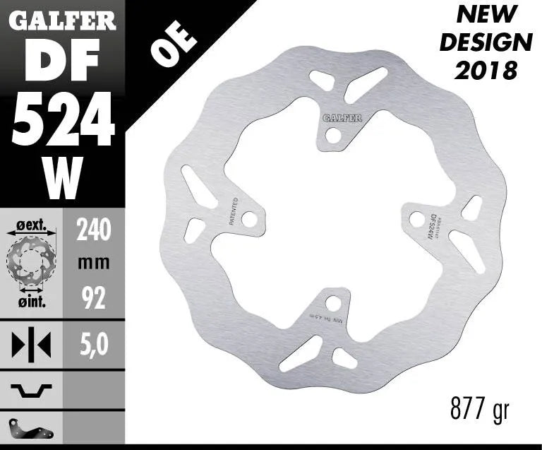 Galfer Wave® Brake Rotor - High-performance Braking