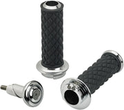 Biltwell Alumicore Grips - Silver/chrome