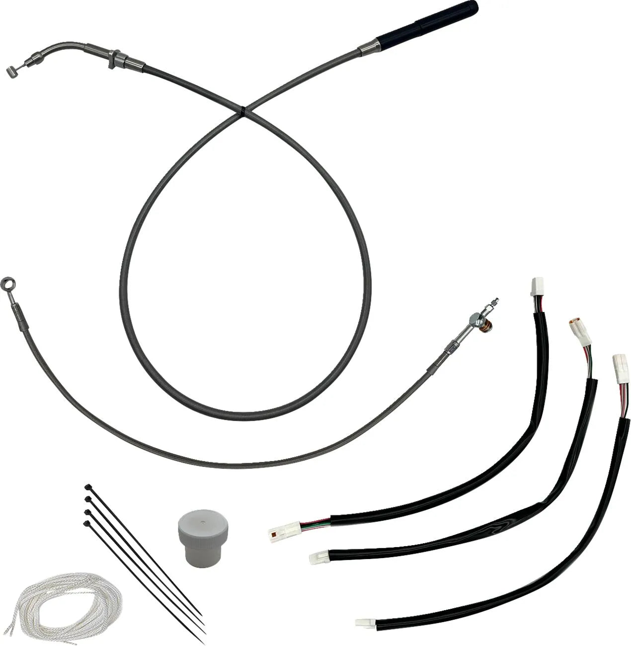 Fat Baggers Inc. EZ Install Handlebar Cable Kit for Ape Hangers