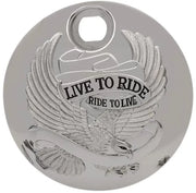 Drag Specialties "Live To Ride" Fuel Console Door