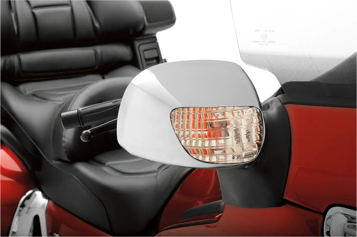 Parts Unlimited Mirror Housing - Chrome, Plastic