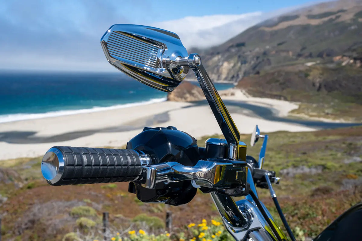 Kodlin USA Ascent Pro Mirror Left Chrome for Harley-Davidson