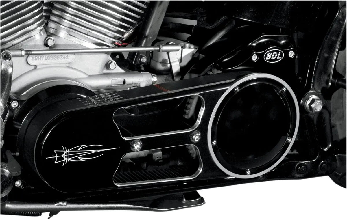 BDL 2" Open Belt Drive Kit Black for Harley Davidson Softail