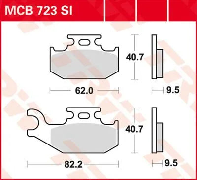 Trw Si Series Sintered Off-road Brake Pads - Front & Rear