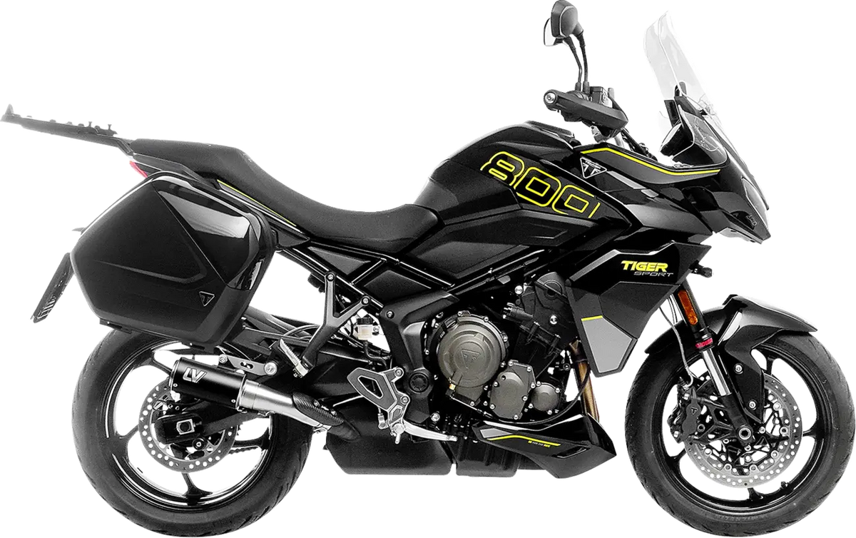 Leovince LV-Corsa Slip-On Muffler Black for Triumph Tiger 800