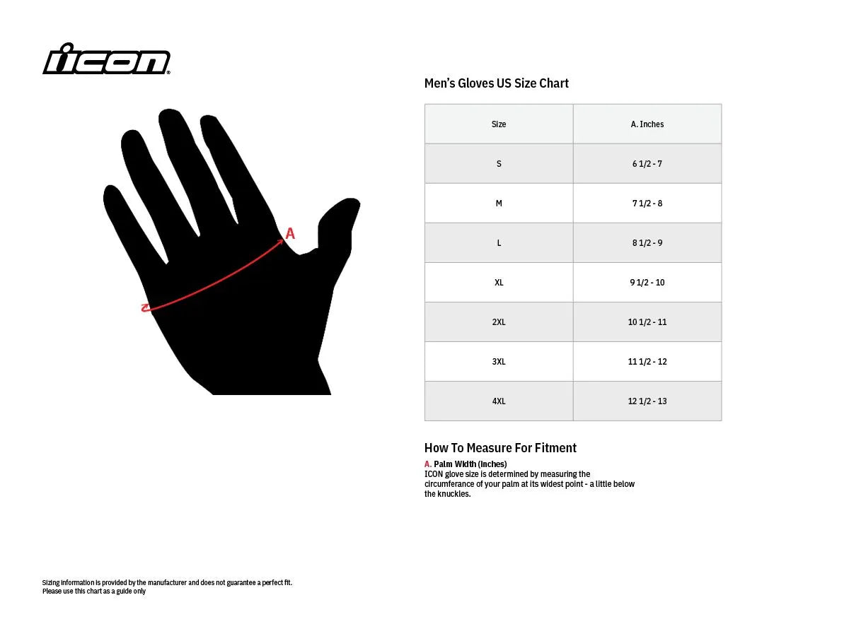 Icon Overlord3 Gloves - Black