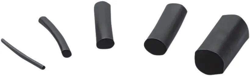 Drag Specialties Black Shrink Tubing - 3/8"