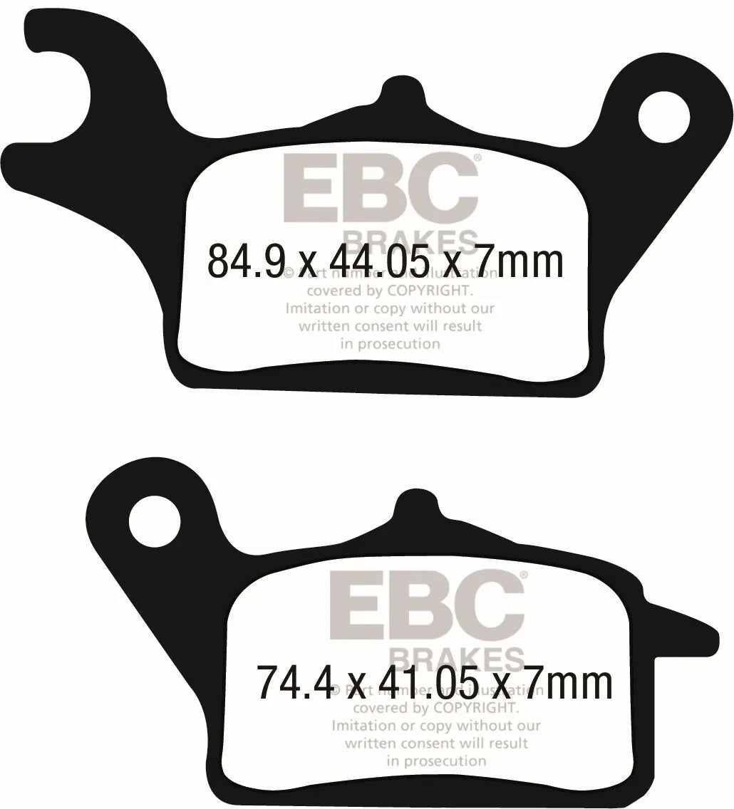 Ebc Sfac Carbon Series Scooter Bremseklodser - Foran