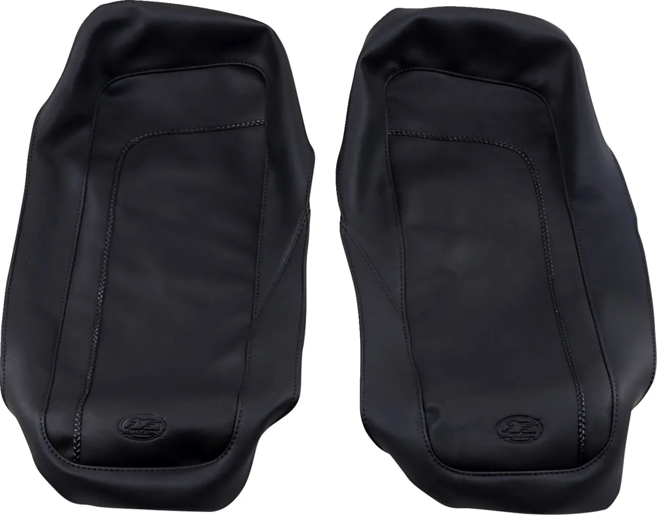 Mustang Saddlebag Lid Covers - Black Vinyl