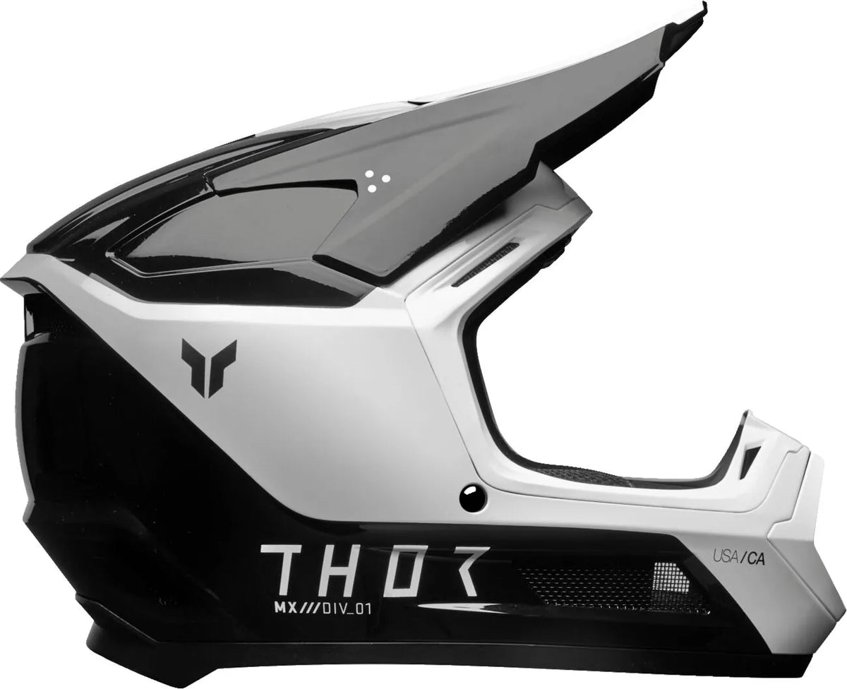 Thor Fleet Storm Helmet / Youth Black/White