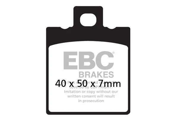 Ebc Vee Semi-sintered Brake Pads - Front & Rear