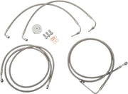 La Choppers Stainless Steel Brake Line Kit With Abs