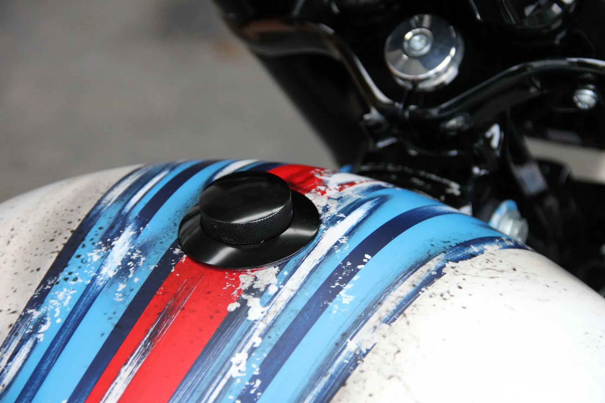 Cult Werk Popup Ultraflat Tank Cap For Harley-davidson