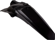 Polisport Restyling Rear Fender - Gloss Black Polypropylene