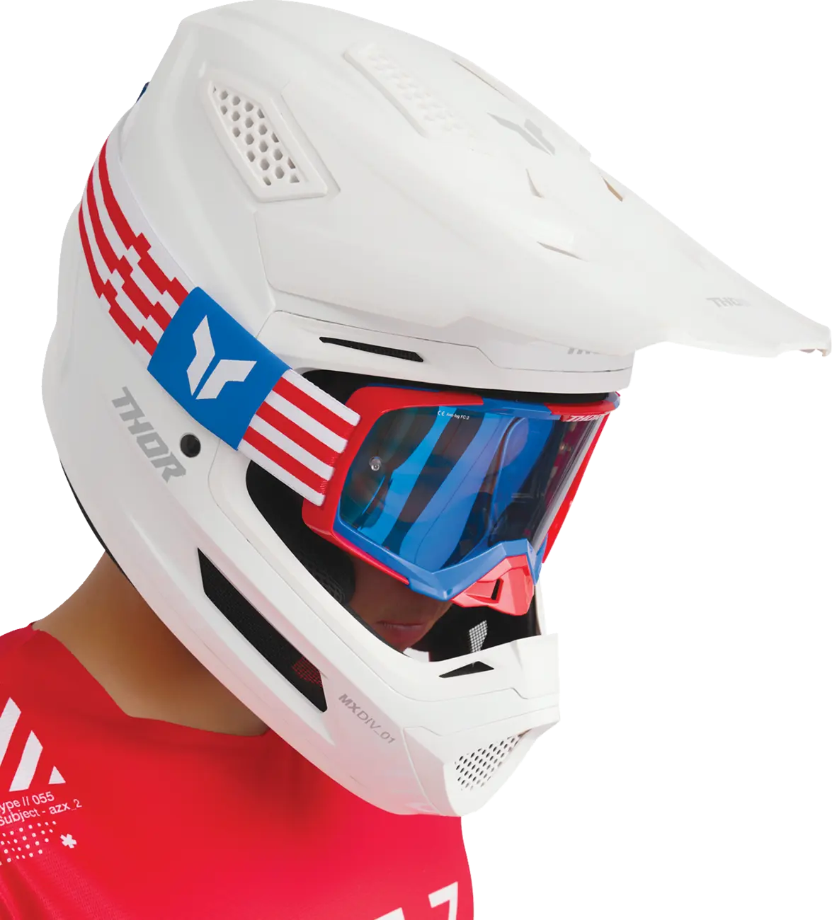 Thor Activate Patriot Red/White/Blue Goggle