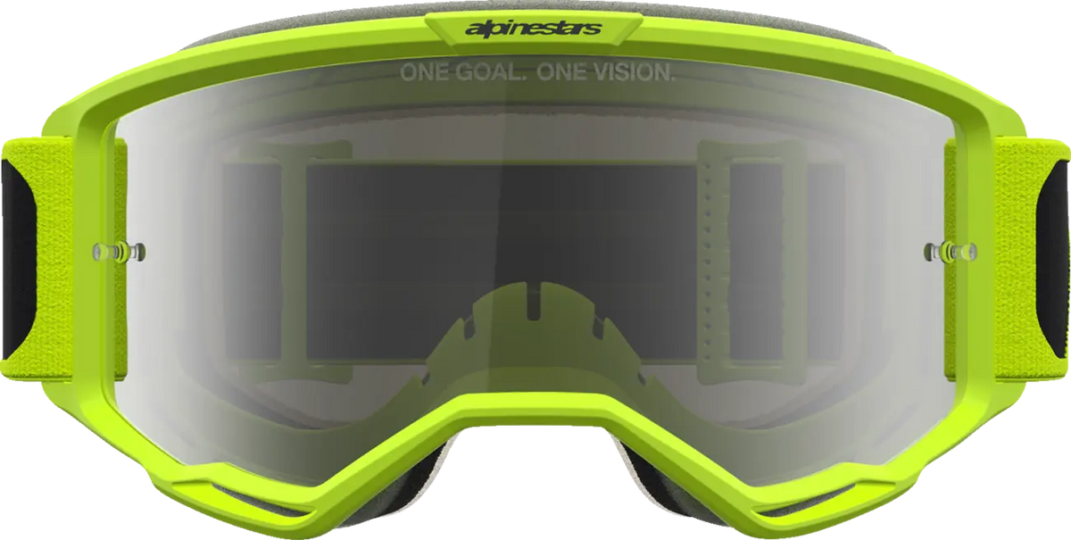 Alpinestars Vision 5 Rora Goggle Black Yellow Fluo Mirror-Silver