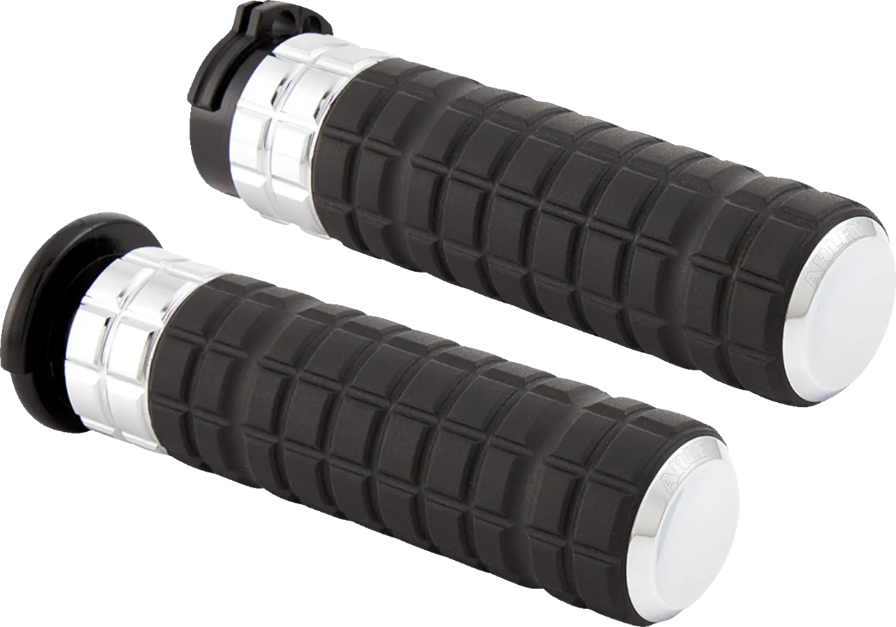 Arlen Ness Speedliner Grips - Enhanced Motorcycle Control