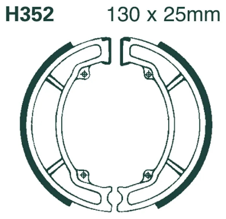 Ebc Standard BremseSko - For & Bag