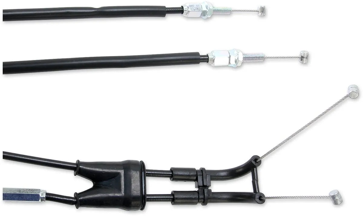 MOOSE OFFROAD HARD-PARTS Black Vinyl Throttle Cable