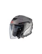 Premier Helmets Jt5 Ma Open Face Helmet - Black/gray