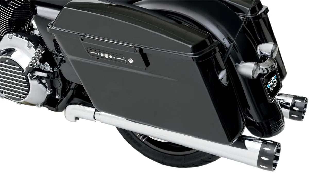 Bassani Xhaust Megaphone Slip-on Lyddæmpere - Krom