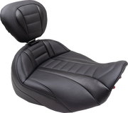 Mustang Deluxe Touring Solo Seat - For Harley Davidson