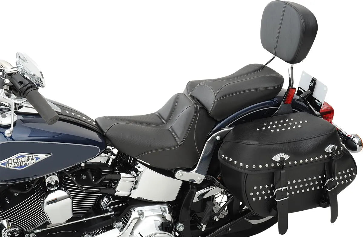 Saddlemen Dominator Solo Seat - Gelcore Comfort - For Harley Davidson