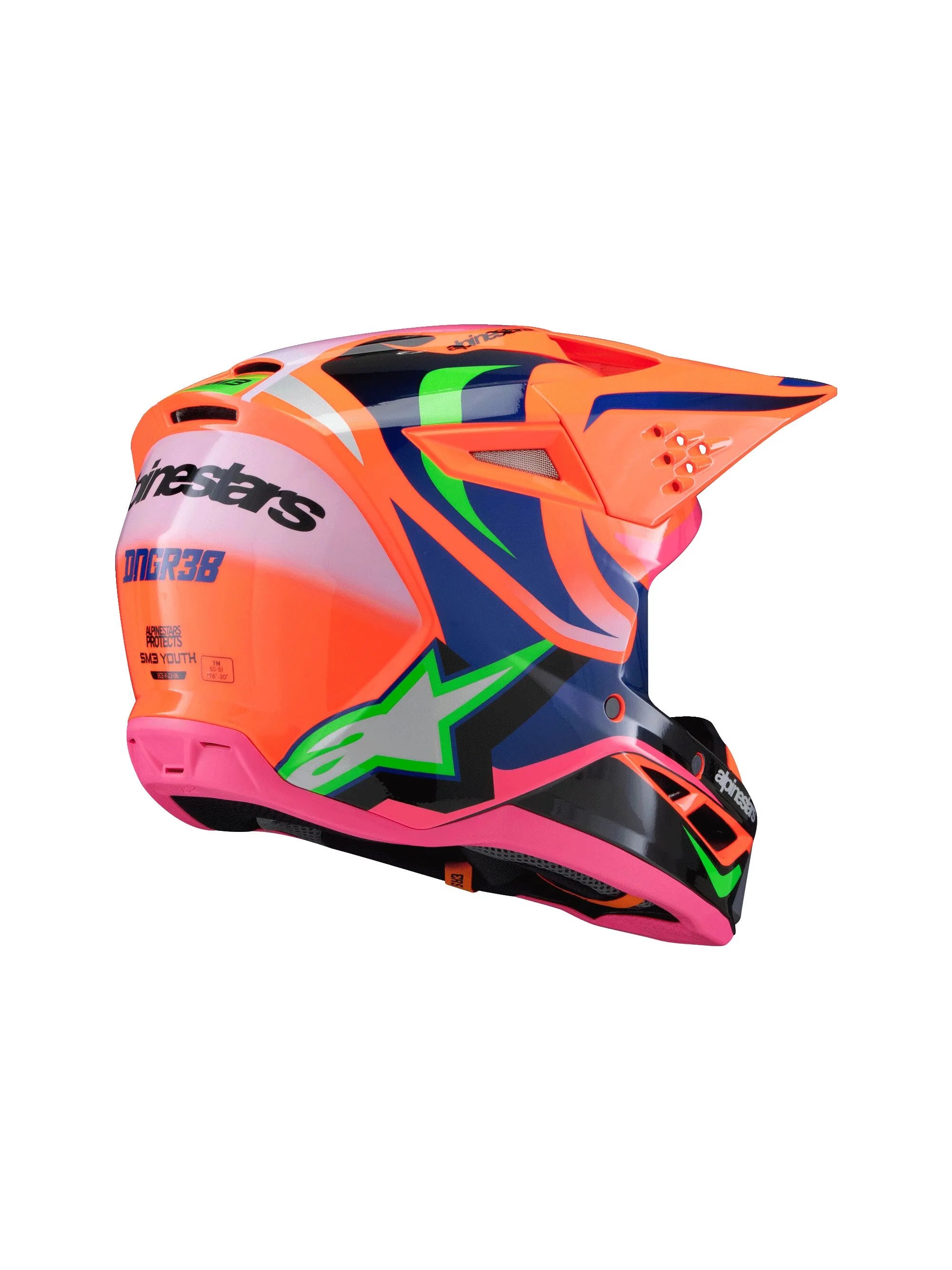 Alpinestars Sm3 Youth Deegan Helmet For Mx