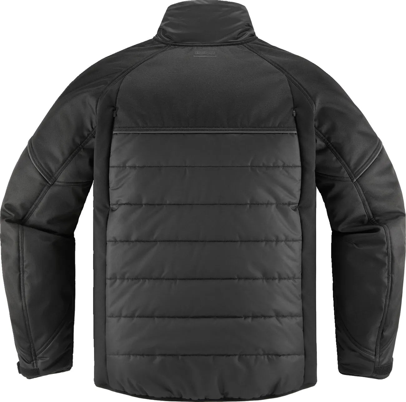 Icon Ghost Puffer Jacket For Motorcycle Riding - Black