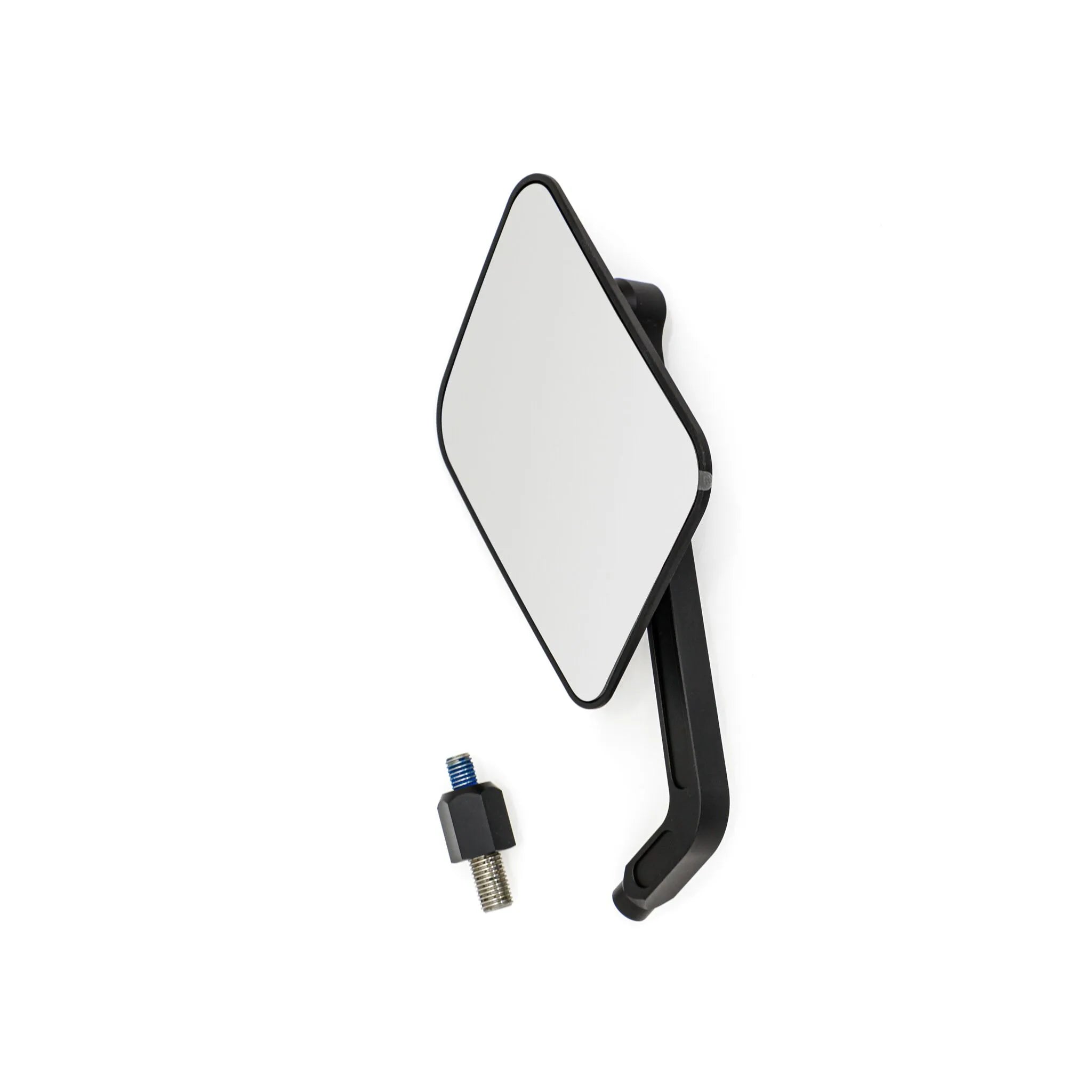 Daytona Aluminum Flat Mirror - Black