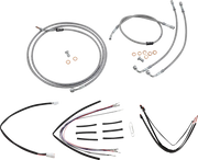BURLY BRAND Complete Handlebar Cable/Brake Line Kit for Ape