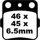 Ebc Tt Sport Carbon Fusion Brake Pads For Tt & Enduro Bikes - Front & Rear